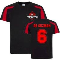 Eintracht Frankfurt Men's Mens Jonathan De Guzman Frankfurt Sports Training Jersey in Black | Size: XL