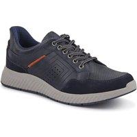 Pavers Men's Easy Step In Wide Fit Bungee Laced Shoes in Navy | Size: 9