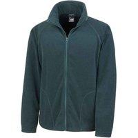 Result Core Men's Microfleece Jacket in Green | Size: Large