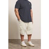 BadRhino Men's Long Length Cargo Shorts in Stone | Size: 2XL