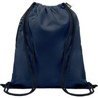 MidOcean Men's Night Large RPET Drawstring Bag in Blue