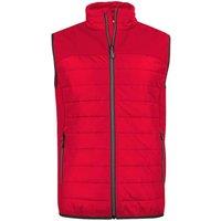 Printer Men's Expedition Gilet in Red | Size: Small