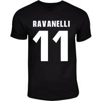 Juventus Men's Mens Fabrizio Ravanelli Hero T-Shirt in Black | Size: Large