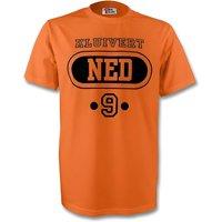 Netherlands Men's Patrick Kluivert Holland Ned T-Shirt in Orange | Size: 2XL