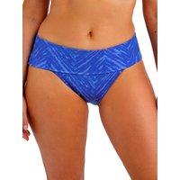Fantasie Women's Punta Mita Fold Bikini Brief in Blue | Size: 12