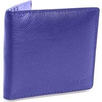 SADDLER Women's 'Lexi' Gift Boxed RFID Handmade Leather Compact Card Wallet in Violet