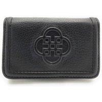 SADDLER Women's 'Jade' Gift Boxed RFID Designer Real Leather Credit Card Holder in Black