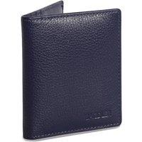 SADDLER Women's 'Lexi' Gift Boxed RFID Handmade Leather Compact Card Wallet in Dark Blue