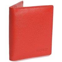 SADDLER Women's 'Lexi' Gift Boxed RFID Handmade Leather Compact Card Wallet in Red