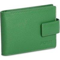 SADDLER Women's 'Robyn' Gift Boxed RFID Handmade Leather Compact Card Wallet in Green