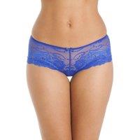 Camille Women's Two Pack Floral Lace Boxershort in Blue | Size: 12
