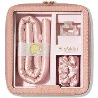 Silk Addict Women's 100% Mulberry Silk Heatless Curlers Set - Pale Pink