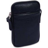 SADDLER Women's 'Margot' Gift Boxed RFID Real Leather Crossbody Phone Pouch in Black