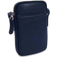 SADDLER Women's 'Margot' Gift Boxed RFID Real Leather Crossbody Phone Pouch in Tan
