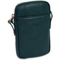 SADDLER Women's 'Margot' Gift Boxed RFID Real Leather Crossbody Phone Pouch in Green