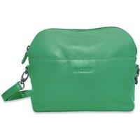 SADDLER Women's 'Brooklyn' RFID Adjustable Strap Leather Zip Top Handbag in Green