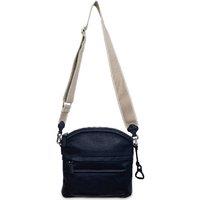 SADDLER Women's 'Kimberley' Secure Pocket Handmade Leather Crossbody Bag in Navy