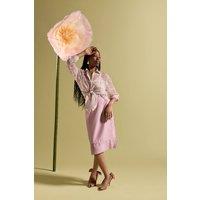 GWD by GEORGE W. DAVIES Women's GWD Organza Orchid Pink Midi Skirt | Size: 10