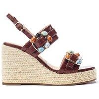 Moda In Pelle Women's 'Moyra' Porvair Wedges in Tan | Size: 6