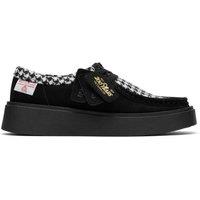 Clarks Women's Torview W Black Tweed Combination Lace Up | Size: 4-Standard Fit