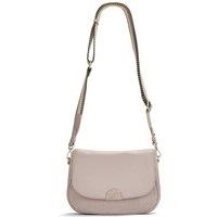 Clarks Women's Utility Saddle Taupe Suede Shoulder Bags, Cross Body Bag in Beige