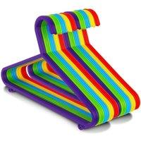 Nordara 40 Pack Multicolored Kids Plastic Clothes Coat Hangers