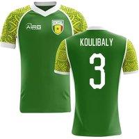 Senegal Men's 2025 - 2026 Away Concept Football Shirt - Koulibaly 3 in Green | Size: 2XL