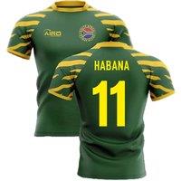South Africa Men's 2025 - 2026 Springboks Home Concept Rugby Shirt - Habana 11 in Green | Size: 4XL