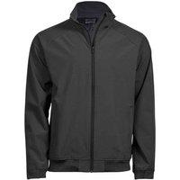 TEE JAYS Men's Club Jacket in Dark Grey | Size: 2XL