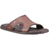 Hush Puppies Men's Callum Slide Sandal in Brown | Size: 10