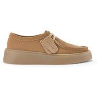 Clarks Men's Torview Dark Sand Suede Lace Up in Beige | Size: 9-Standard Fit