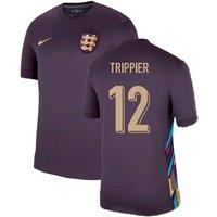 England Men's Mens 2024 - 2025 Away Shirt - Trippier 12 in Purple | Size: Medium
