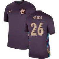 England Men's Mens 2024 - 2025 Away Shirt - Mainoo 26 in Purple | Size: Medium