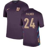 England Men's Mens 2024 - 2025 Away Shirt - Palmer 24 in Purple | Size: Small