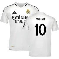 Real Madrid Men's Mens 2024 - 2025 Authentic Home Shirt - Modric 10 in White | Size: Medium