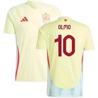 Spain Men's Mens 2024 - 2025 Away Shirt - Olmo 10 in Yellow | Size: Medium