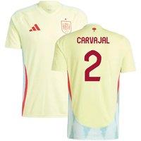 Spain Men's Mens 2024 - 2025 Away Shirt - Carvajal 2 in Yellow | Size: Medium