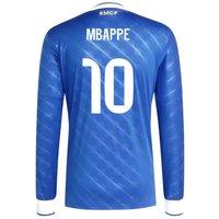 Real Madrid Men's Mens 2025 - 2026 Long Sleeve Third Shirt - Mbappe 10 in Blue | Size: Medium