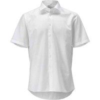 Mascot Men's Frontline Poplin Short-Sleeved Shirt in White | Size: 15.5 in