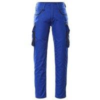 Mascot Men's Ingolstadt Unique Two Tone Work Trousers in Blue | Size: 31.5L