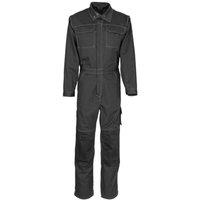 Mascot Men's Danville Industry Knee Pad Pockets Boiler Suit in Black | Size: Large