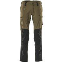 Mascot Men's Advanced Work Trousers in Dark Green | Size: 29L