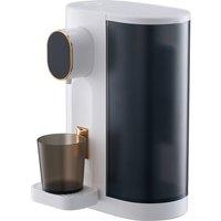 Living and Home Electric Mouthwash Dispenser with Magnetic Cups for Bathroom in White
