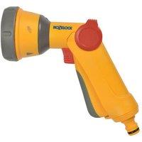 Hozelock Multi Spray Soft Touch Gun - 5 Spray Patterns, Adjustable Flow Control in Yellow
