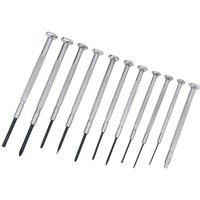 Bluespot Tools Precision Screwdriver Set Of 11 in Silver