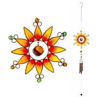 KDMD Orange Sunflower Windchime