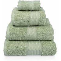 Homescapes 500 GSM Turkish Cotton Towel Soft, Absorbent & Quick-Drying in Pale Green