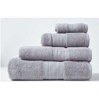 Homescapes Zero Twist Supima Cotton Towel in Grey