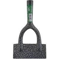 BARGAINS-GALORE Strong Forged Carbon Steel Dutch Hoe Head Gardening Soil Replacement in Dark Grey