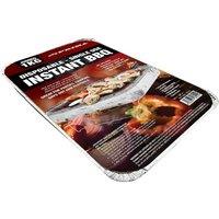 BARGAINS-GALORE 2 X Jumbo 1kg Disposable Instant Bbq Grill Stand Charcoal Single Use